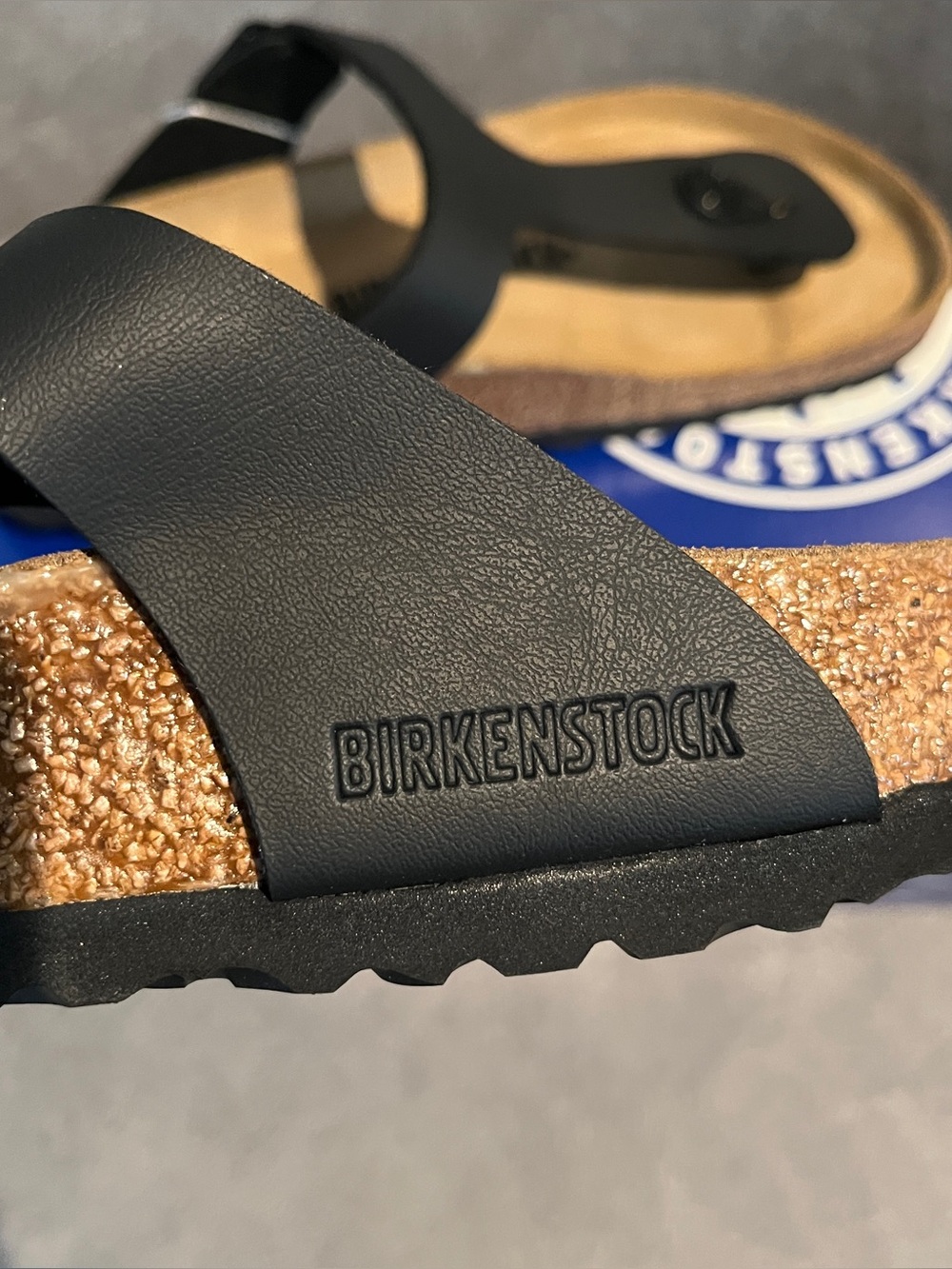 Birkenstock Women’s Gizeh Sandals Black Size 37 EU 6 US - Picture 6 of 13